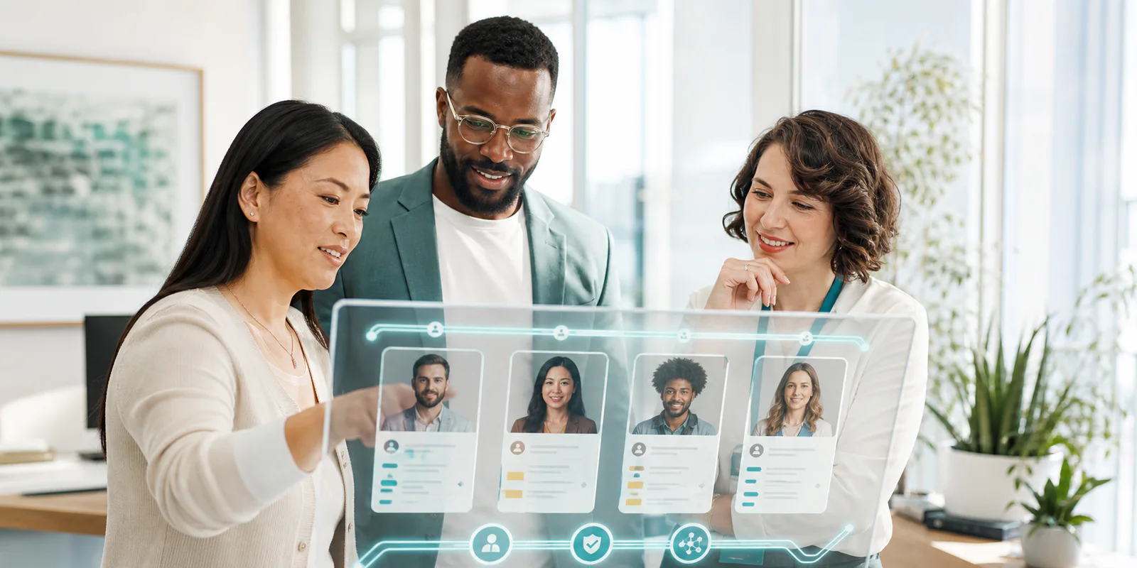 Employer connecting with cybersecurity talent